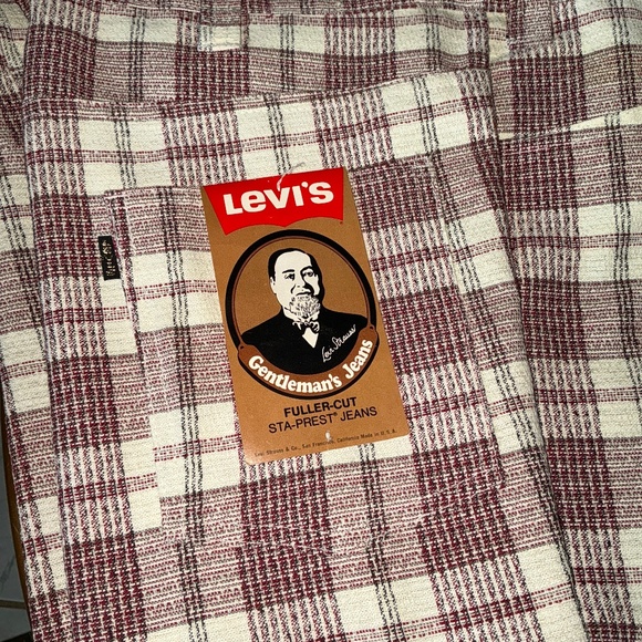 Vintage Never worn Levi’s Gentleman jeans fuller-cut sta-prest jeans
